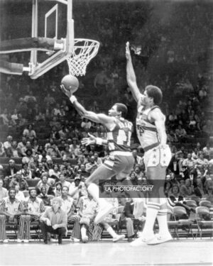 Match de basketball au Capitol Center, 1979.
