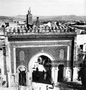 Porte de Bou-Jeloud, Fez, Maroc.