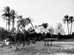 Paysage désertique de Libye.