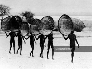Retour de pêche en pays Toubouri (Tchad), 1940.