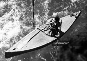 Pierre d'Alençon (France), champion du monde en canadienne, 1949.