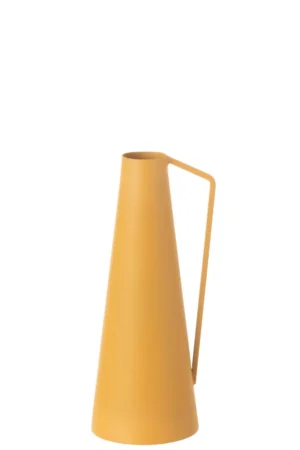 Vase Rond Acier Ocre Small