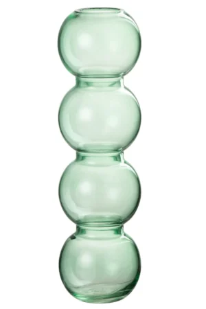 Vase Boules Verre Vert Large