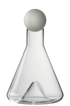 Carafe moderne droite en verre