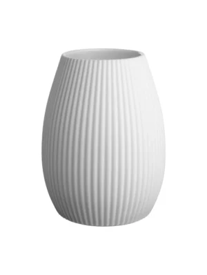 Vase rica, blanc L
