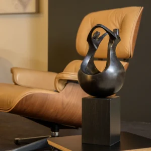 Galatea - Bronze Noir sur Socle en Bois