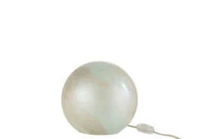 Lampe Pearl Ronde Verre Blanc Small