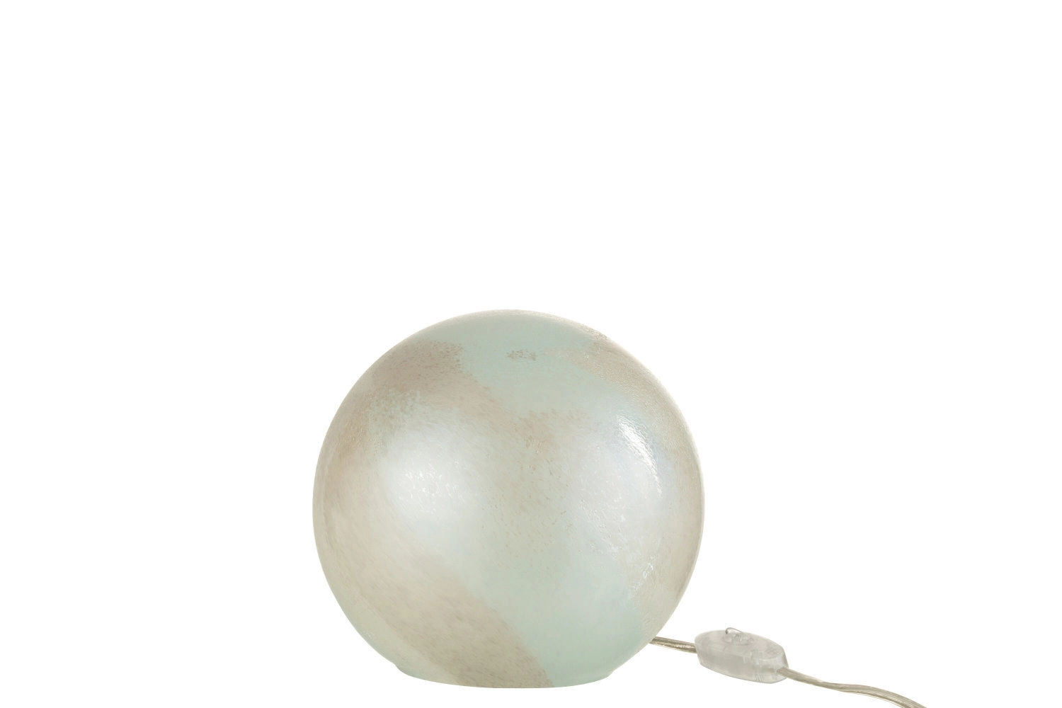 Lampe Pearl Ronde Verre Blanc Small