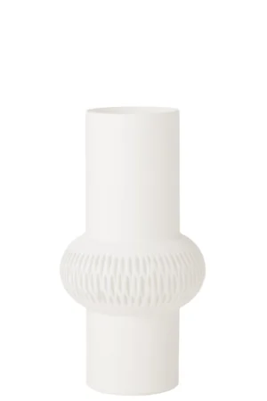 Vase Ligne Boule Verre Blanc Small