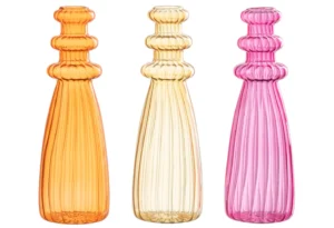 Vase Lagen Verre Rose