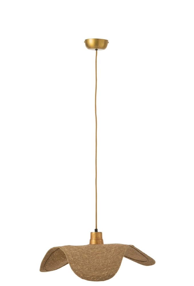 Lampe Suspendue Moonj Jonc Naturel Small
