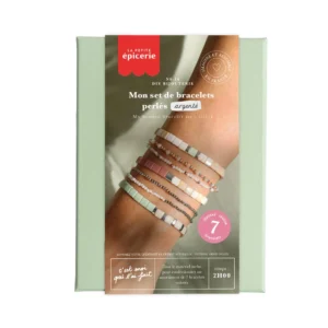 DIY BIJOUTERIE  - Mon set de bracelet perlés - Argent