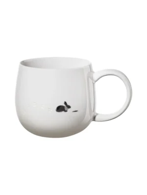 Mug lapin, empreinte de pas