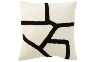 Coussin Blanc et Noir