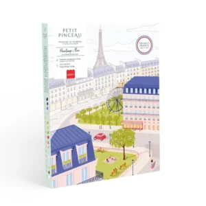 Coffret peinture au numéro - Un printemps à Paris par Mabel Sorrentino