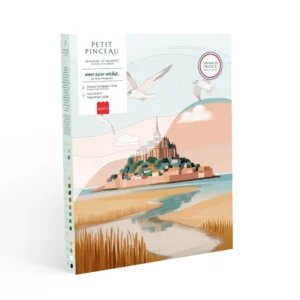 Coffret peinture au numéro - Mont Saint-Michel par La petite Epicerie