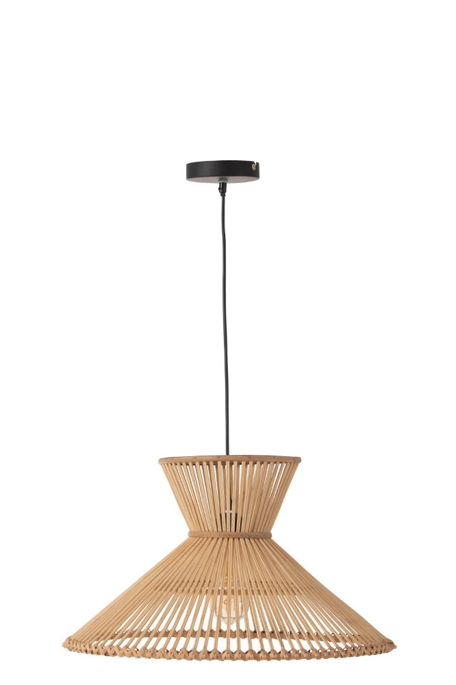 Suspension Luminaire A Couche Bambou Naturel Small