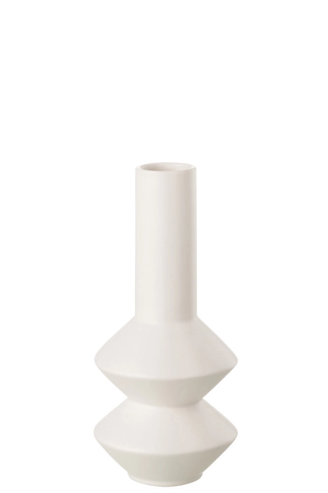 Vase Moderne Ceramique Blanc Small