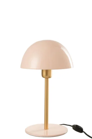 Lampe De Table Metal Beige/Or