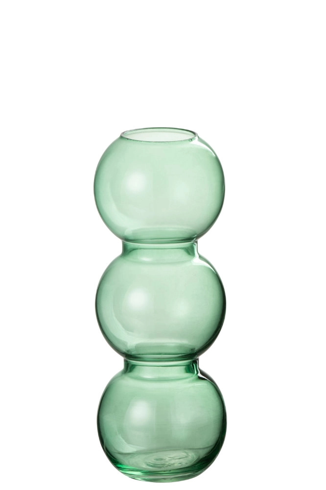 Vase Boules Verre Vert Small