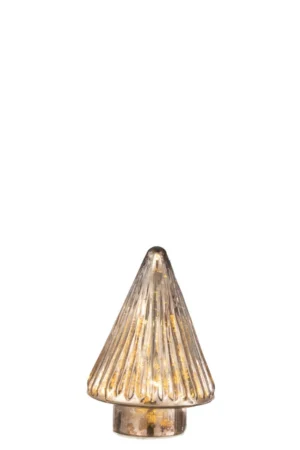 Sapin De Noël Led Verre Brun Extra Small