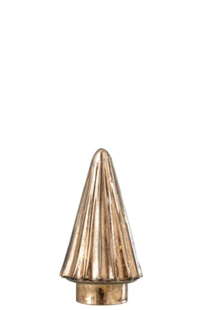 Sapin De Noël Led Verre Brun Small