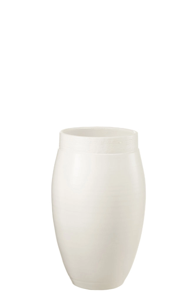 Vase Gio Ceramique Blanc Small