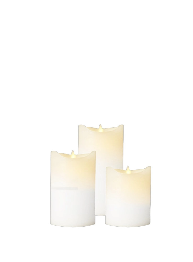 Bougies Sara Rechargeable set de 3
