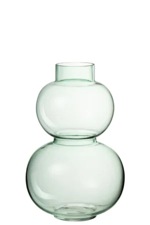 Vase Boule Verre Vert Small