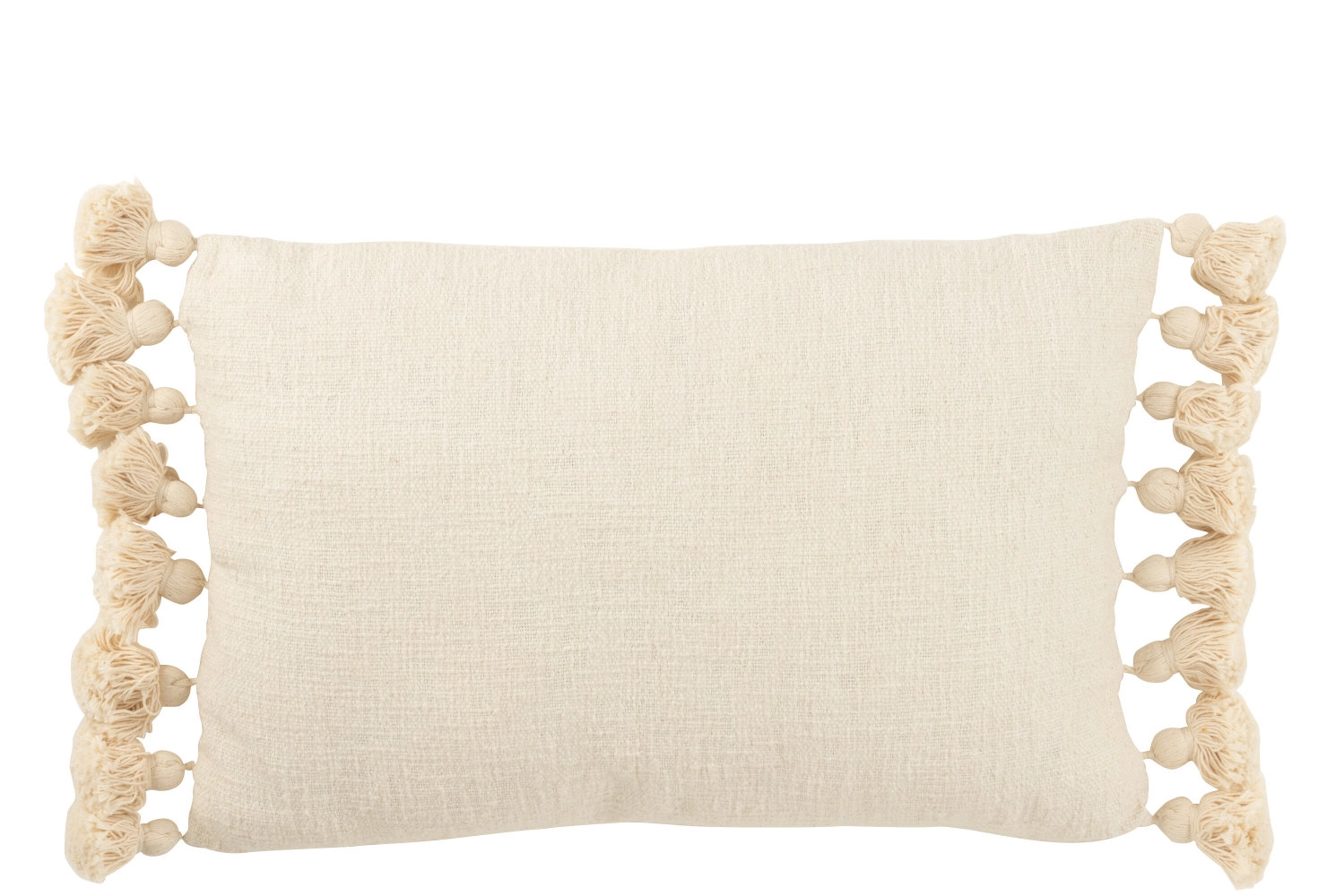Coussin Floches Coton Beige Long