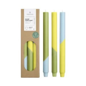 Diagonal Candles Sunny Day – S/3