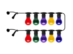 Guirlande d'Exterieur LED Multicolore Tobias 400cm rallonge