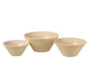 Set de 3 Bols Ceramique Pêche Small/Medium/Large