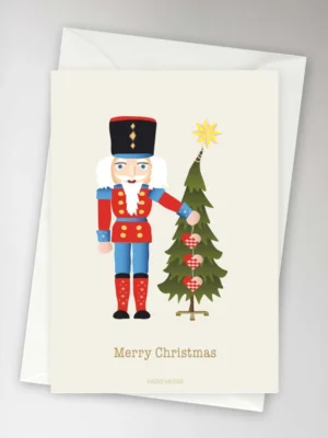 MERRY CHRITSMAS Casse-noisette - carte de vœux