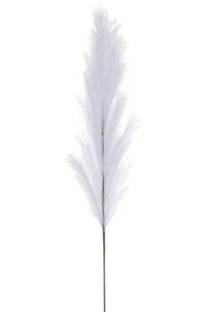 Branche Plumeau Plastique Blanc Large