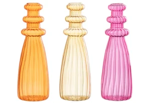Vase Lagen Verre Ocre