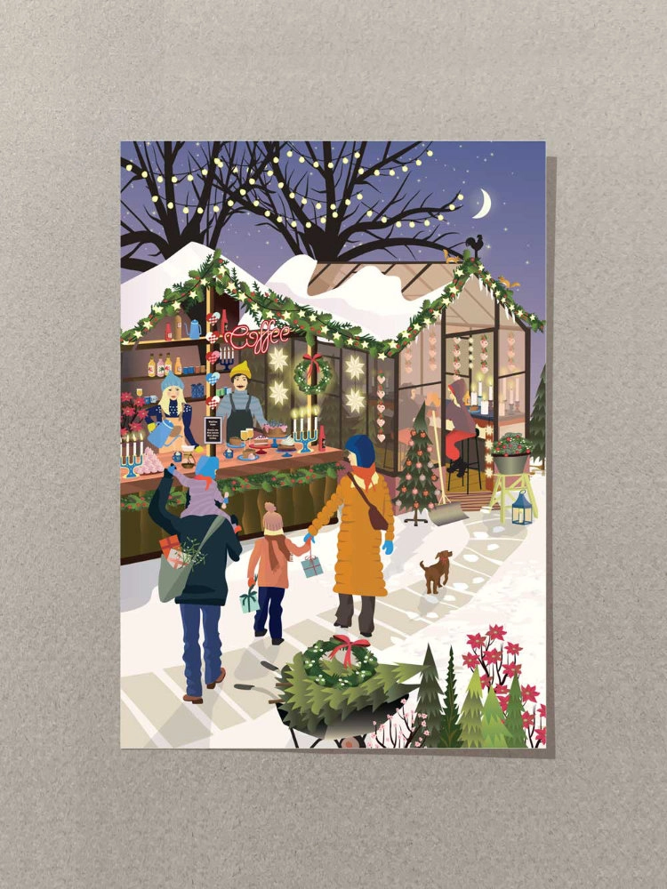 CHRISTMAS MARKET - carte de vœux