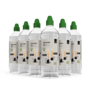 Bioéthanol Liquide Combustible bouteille de 1l