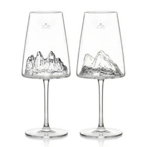 Verres à Vin Topographic Tre Cime & Tofane